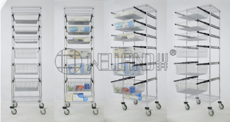 新款商用網籃推車分享-川井