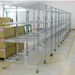 電子工廠車間可調節層距防靜電線網貨架_鍍鉻層架_NSF認證-川井(4)