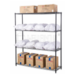 工廠防靜電多層移動周轉置物架_工作金屬物料貨架1