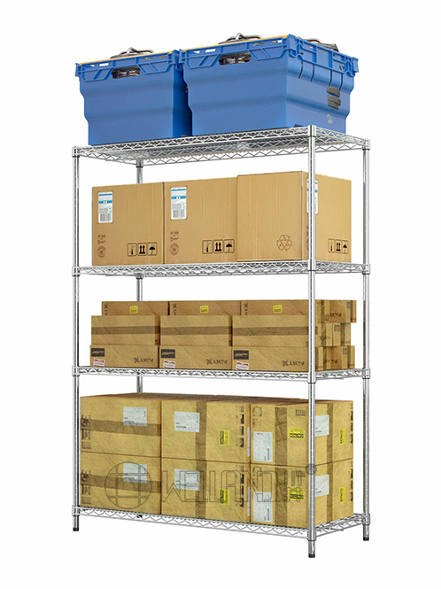 重型多層碳鋼倉(cāng)儲(chǔ)貨架