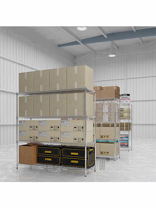 加厚碳鋼多層線網貨架