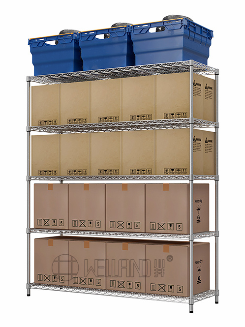 加厚碳鋼多層線網貨架