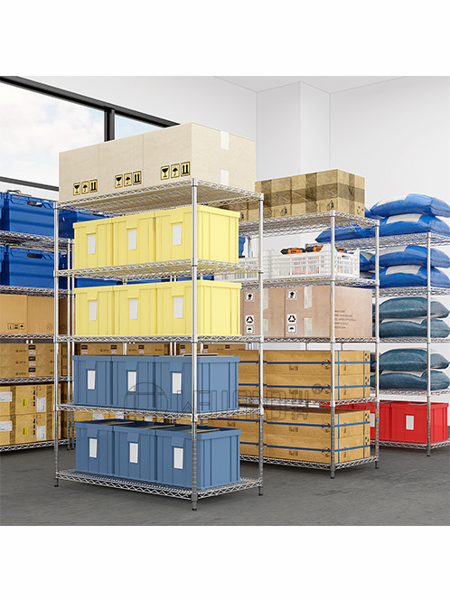 倉(cāng)儲(chǔ)金屬線網(wǎng)貨架