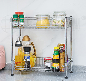 迷你廚房調味料罐子網籃置物架